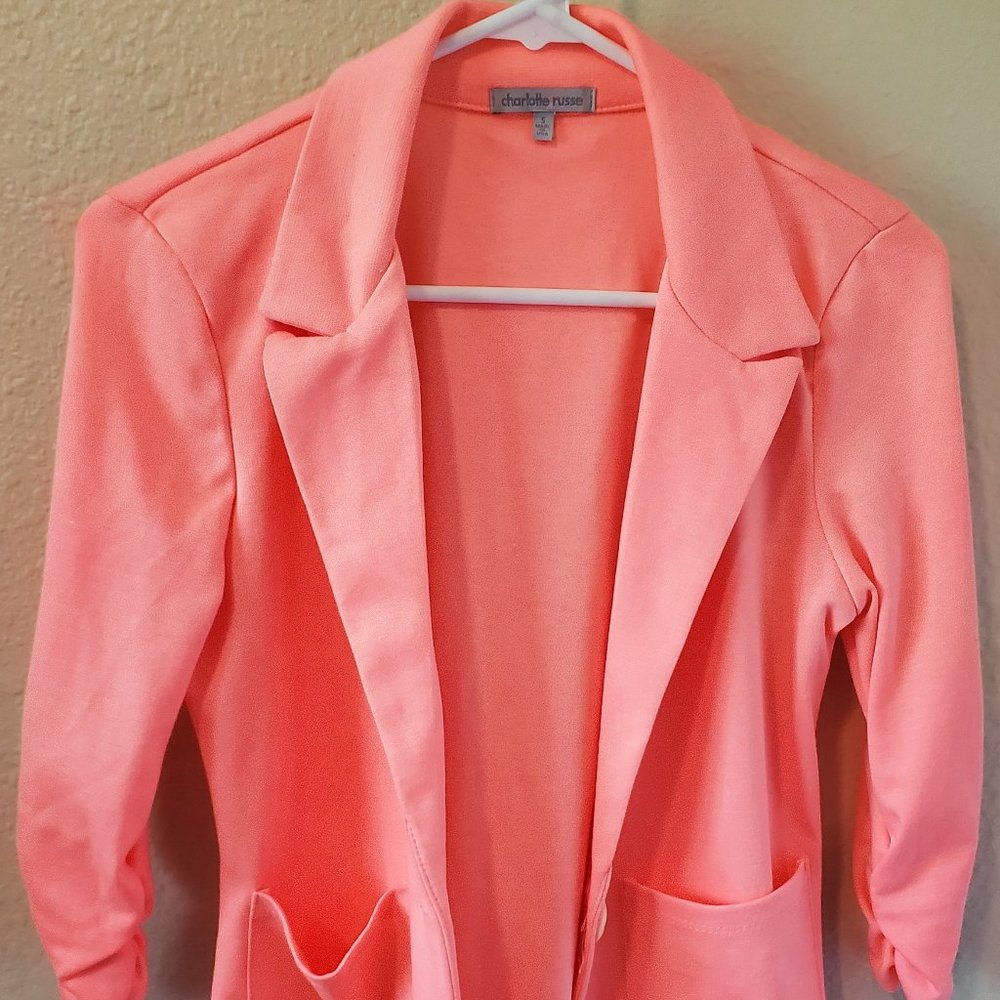 Charlotte Russe Peach Blazer